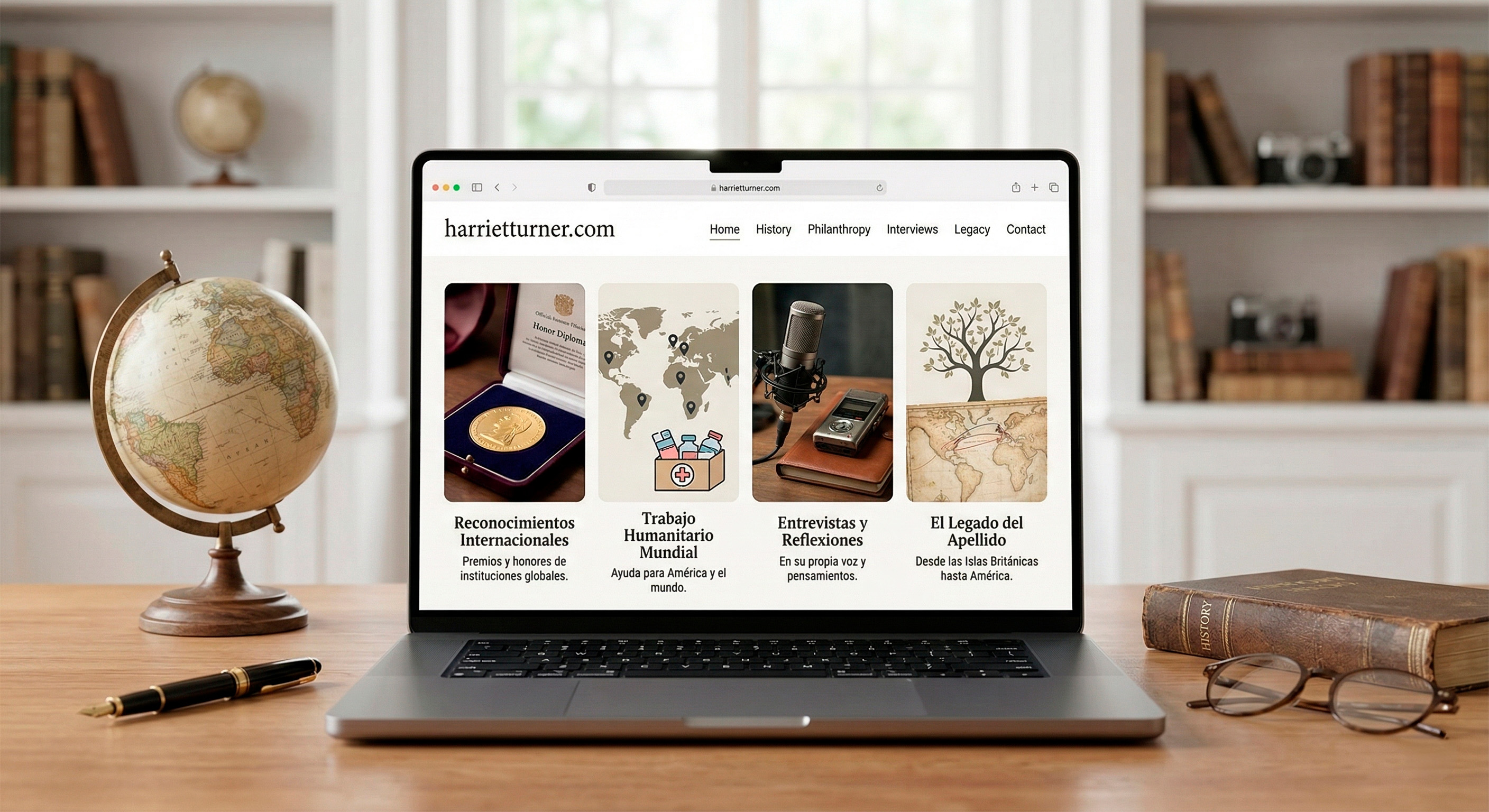 Bienvenidos al nuevo sitio oficial de Harriet Turner