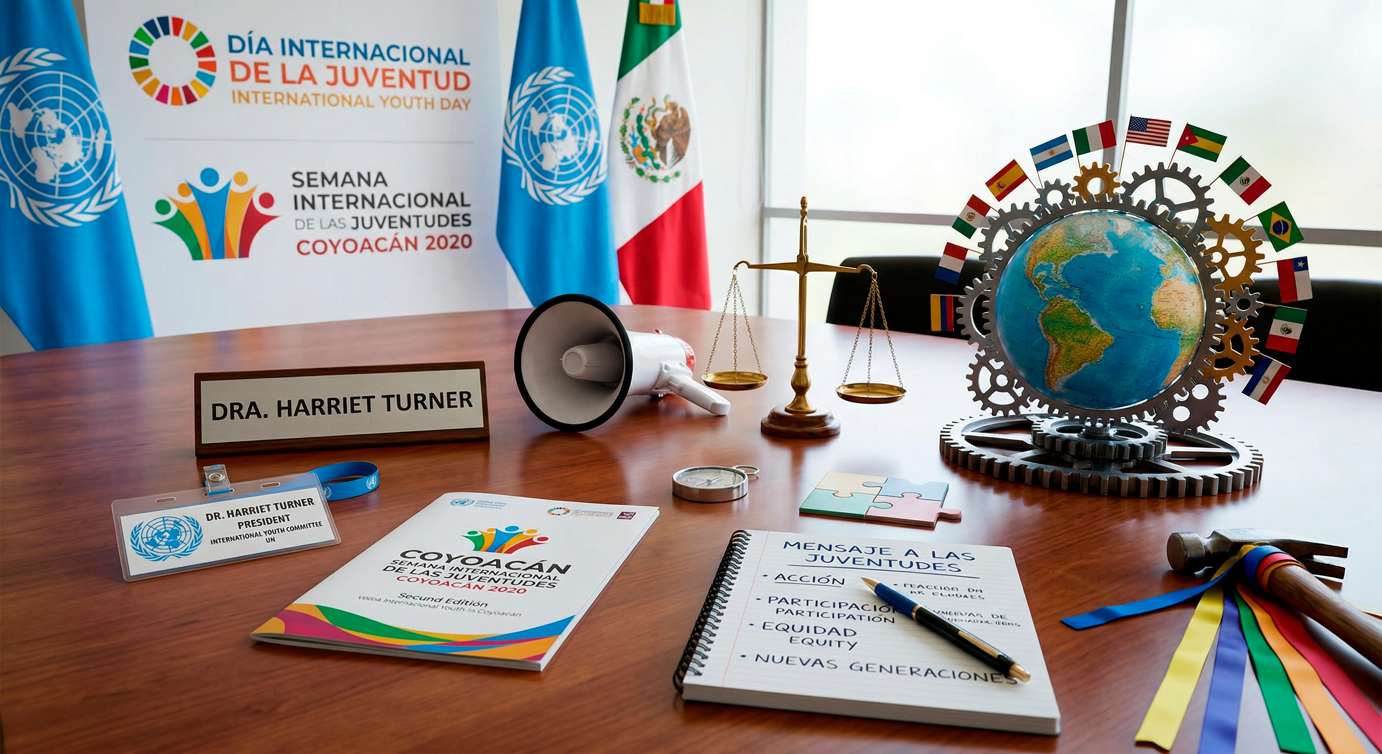 La Dra. Harriet Turner en la Segunda Edición de la Semana Internacional de las Juventudes, Coyoacán 2020