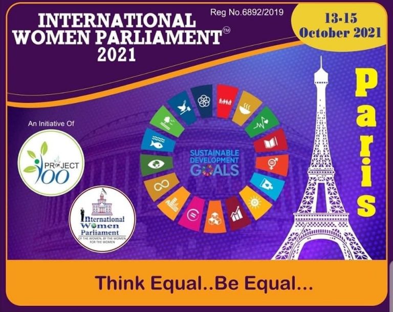 International Women Parliament 2021, una iniciativa de Project 100